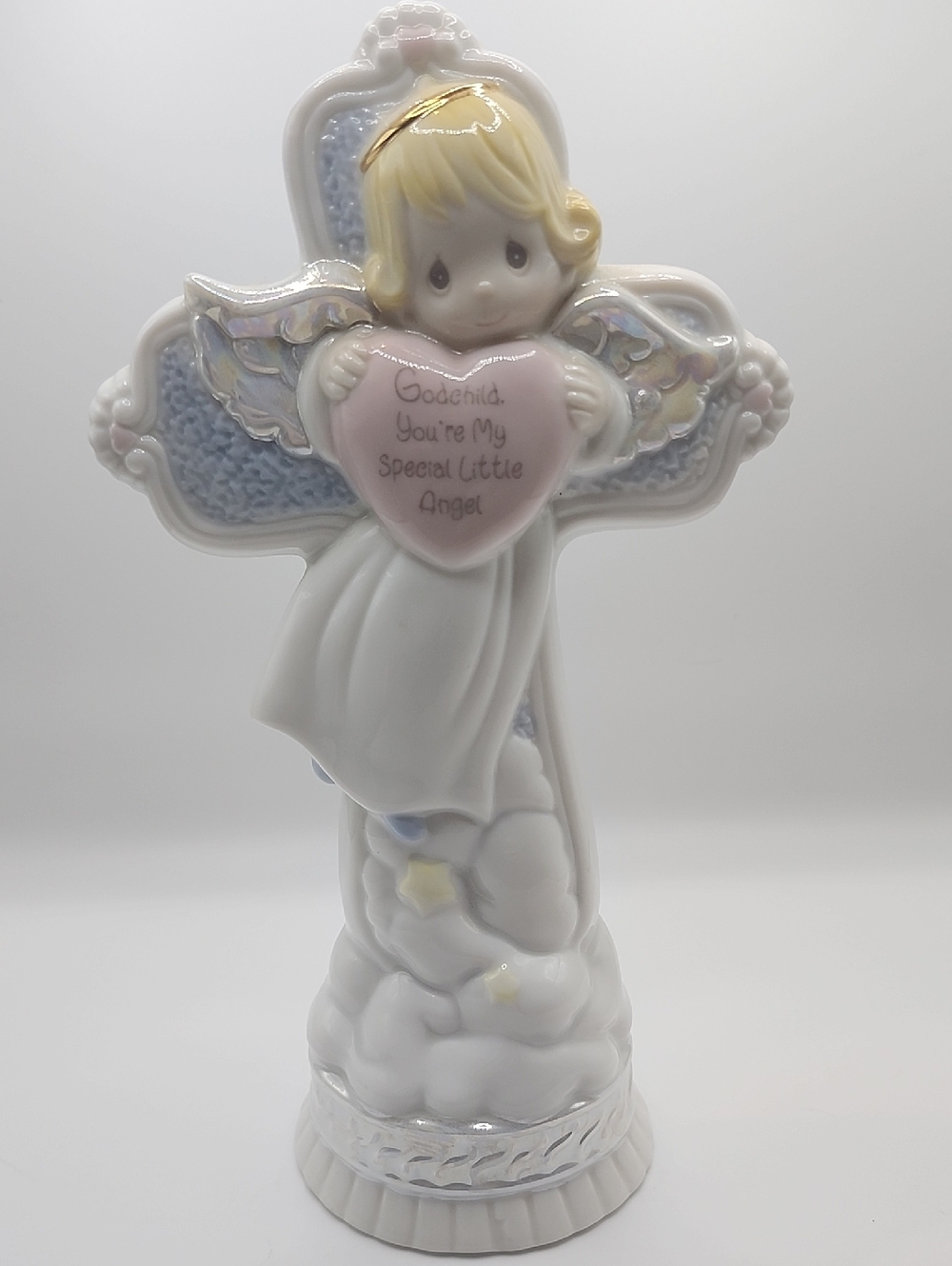 ​Precious Moments "Godchild You're My Special Little Angel" Cross 1998 Retired